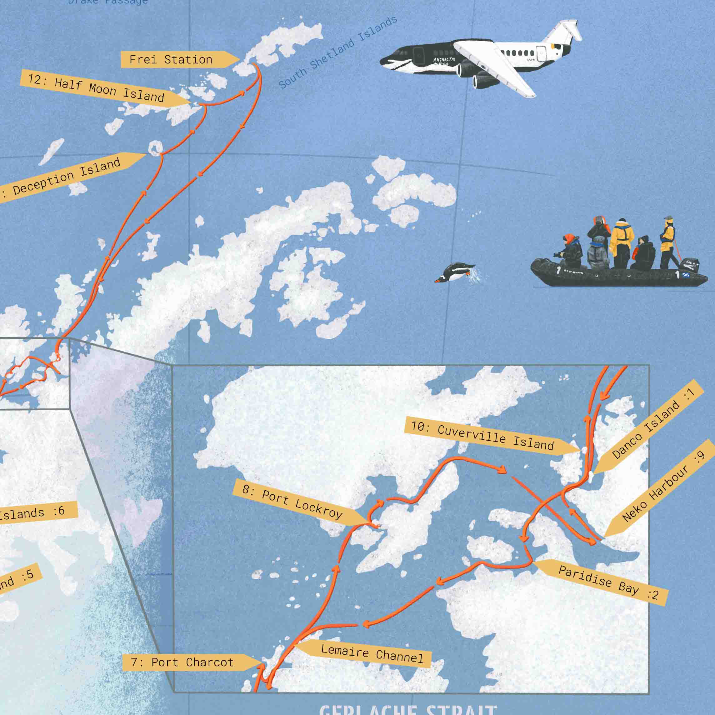 Antarctic Map (2024)